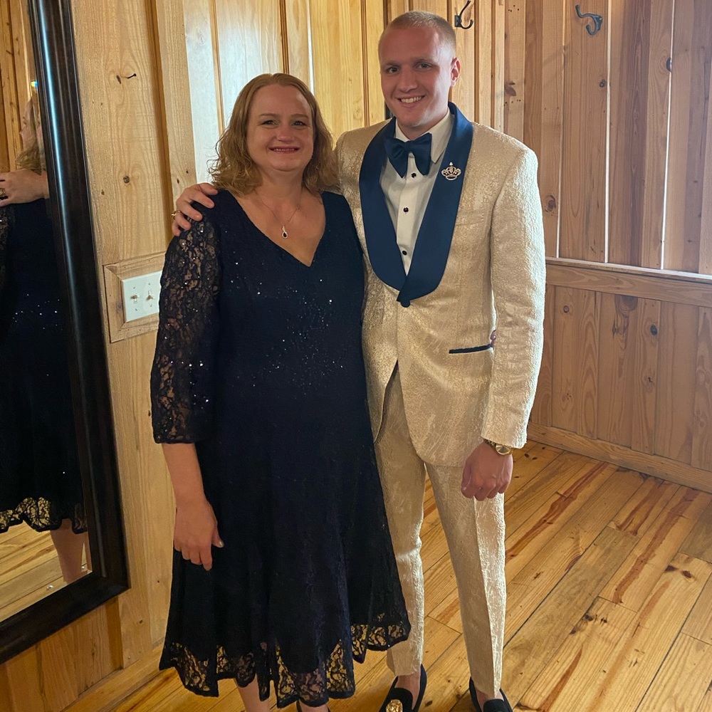 Navy Evening Dress